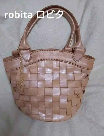 로비타 본가죽 메쉬 레더 토트백