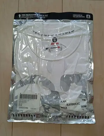AAPE 7주년 기념 티셔츠 화이트 M 사이즈