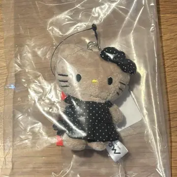 me % 로리즈팜 일광화상 키티 토이 키링 블랙 도트