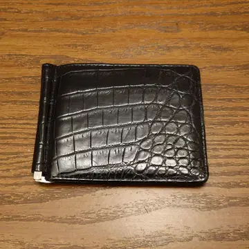 크로코 카드 케이스 머니클립 genuine crocodile