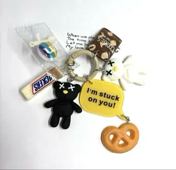 [ black x white? cookies ] 자라자라 키링