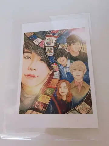 미스 그린 애플 포스트카드 희귀