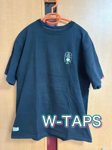 W-TAPS 블랙 티셔츠