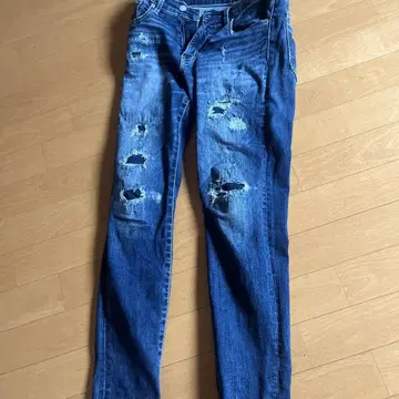 AZUL by MOUSSY 데미지 데님 팬츠 S 사이즈