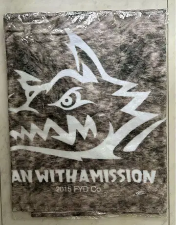 [미사용 새상품] MAN WITH A MISSION 페이스 타월 오케나미