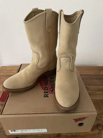 희귀품 레드윙 페코스 8156 러프 베이지 27.5cm