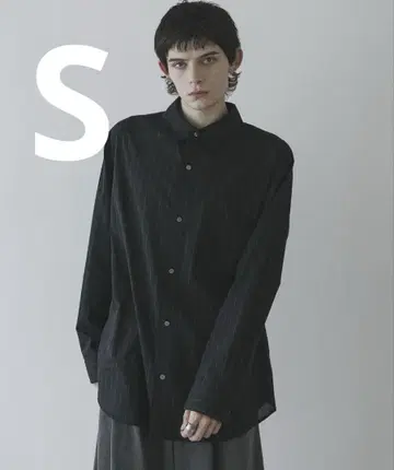 loose basic oversize shirt -nuance sheer