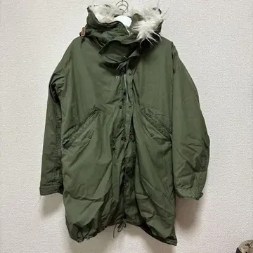1970년대 M65 모드 코트 초기형 알루미늄 지퍼 XS