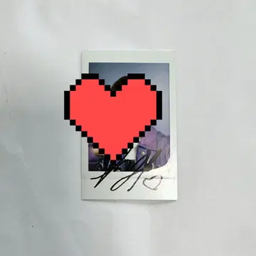 WEi 요한 Too Bad 친필 사인 폴라로이드