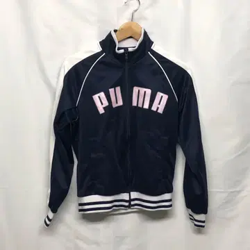 푸마 PUMA 트랙 재킷 자켓 일본제 핑크 네이비 M