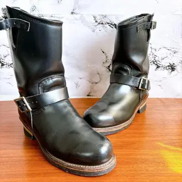 REDWING 엔지니어 부츠 블랙 크롬 2268 8D