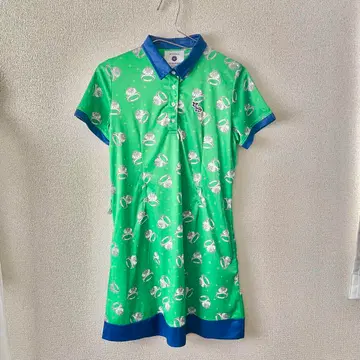 새상품급 efficace 에피카스 반지 패턴 반팔 원피스 올인원 세트