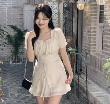 Dayroze 메로우 리본 쉬폰 블라우스 스커트 팬츠 set