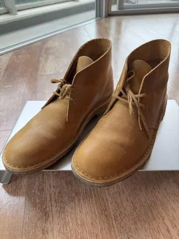 클락스 데저트 부츠 가죽 머스타드 28cm ( US10.5 )