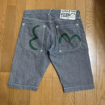 EVISU 반바지 사이즈 32 스트라이프 에비스