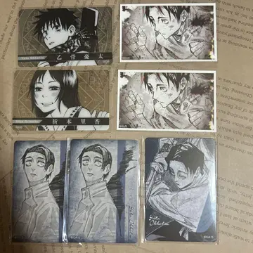 주술회전  마그넷 스티커 컬렉션 클리어 카드 현장 사진