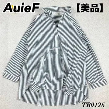 [새상품급] AuieF 아위에프 스키퍼 블라우스 코튼 사이즈 38