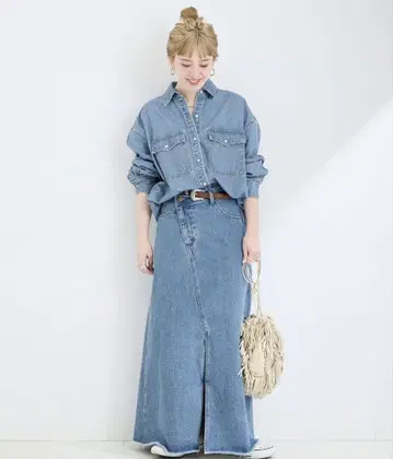 B.C STOCK 데님 스커트 DU JOUR/RODEO 38