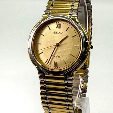 SEIKO 세이코 Dorce 5E31-6B50 골드 작동 중 원형