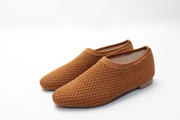 새상품 히미코 레인 우천 겸용 니트 슬립온 (22cm) / 290