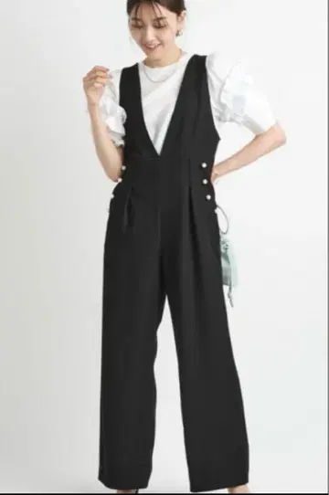 JUSGLITTY 진주 장식 살로페트 사이즈 2 블랙 JUSGLITTY