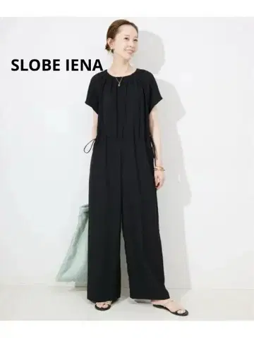 SLOBE IENA 드로스트 게더 올인원 (블랙)