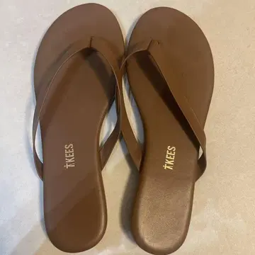 TKEES 브라운 플립플랍 USA8 EUR39