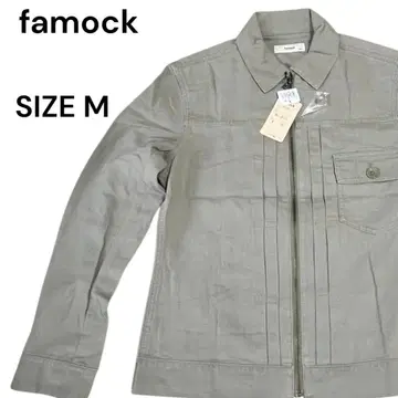 famock 밀리터리 자켓 카키 M 사이즈 면마 혼방 라이트 아우터