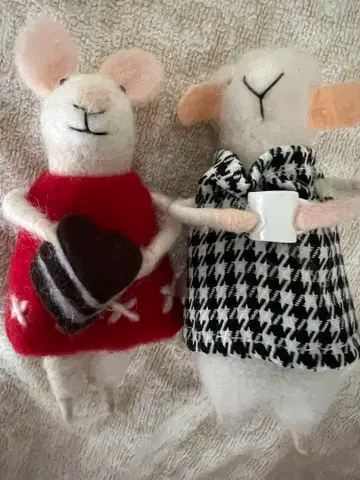 양모 펠트? 양모 펠트 인형 양 양쥐