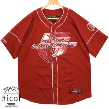 RUFF RYDERS 라프라이더즈 DMX 베이스볼 셔츠 a307