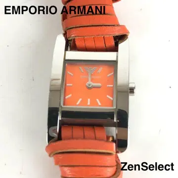 EMPORIO ARMANI 엠포리오 아르마니 시계 오렌지 여성용