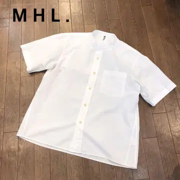 MHL. 밴드 카라 반팔 셔츠