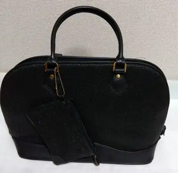 블랙 핸드백 파우치 포함