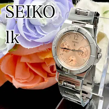 작동 중 시계 SEIKO 루키아 크로노그래프 새 배터리 I69