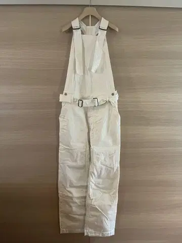 DRIES VAN NOTEN 화이트 오버롤 S