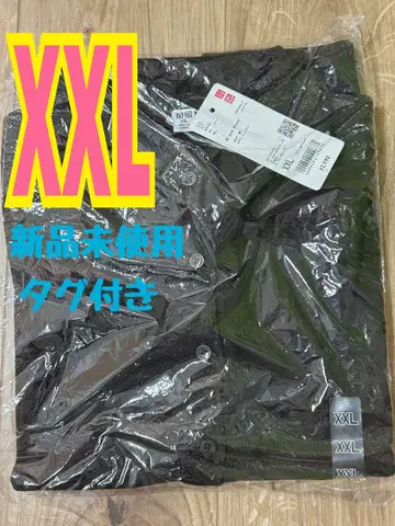 유니클로 폴로 스웨터 반팔 다크 브라운 XXL