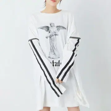 zB312 [M] 앙크루즈 그래픽 롱 슬리브 스트릿 스타일