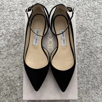 JIMMY CHOO 블랙 스틸레토 펌프스