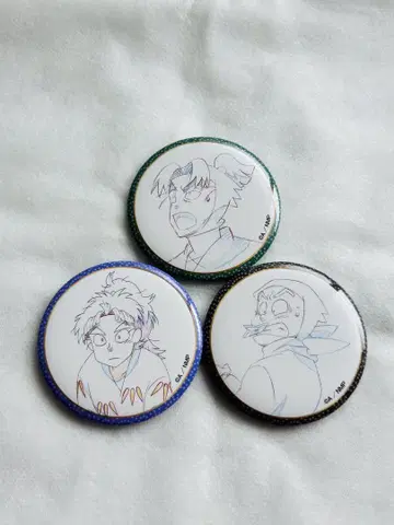 닌자 타마 란타로 체험 전시회 원화 캔 배지