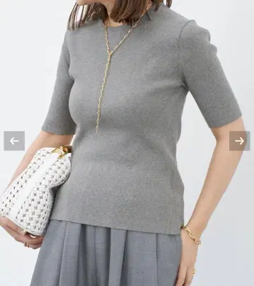 Deuxieme Classe LOREL D RIB 티셔츠 그레이