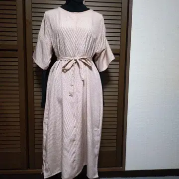 순수 실크 에도 코몬 원피스