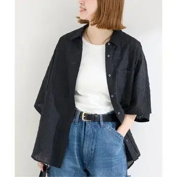 B.C STOCK 시어 체크 돌맨 SS 셔츠