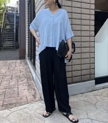 미사용 태그 부착 제나 에스파스 메르베유 리 라이크 릴랙스 셔츠