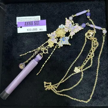 새 제품 미사용 ANNA SUI 시노와즈리 스타일 목걸이