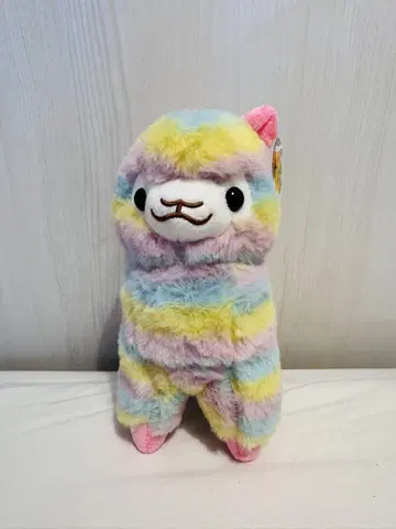 파스텔 알파카 봉제 인형