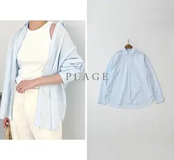 2023 ss Plage 플라주 fluffy 셔츠