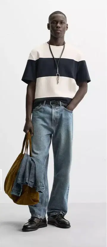 ZARA 컴팩트 피케 티셔츠