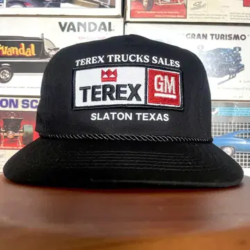 새상품 캡 블랙 TEREX GM vintage patch