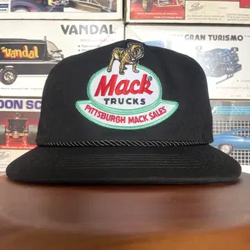 새상품 캡 MACK trucks 블랙 트래커캡
