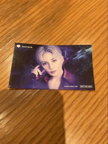 FANTASTICS 야기 유세이 TSUTAYA 콜라보 카페 스티커
